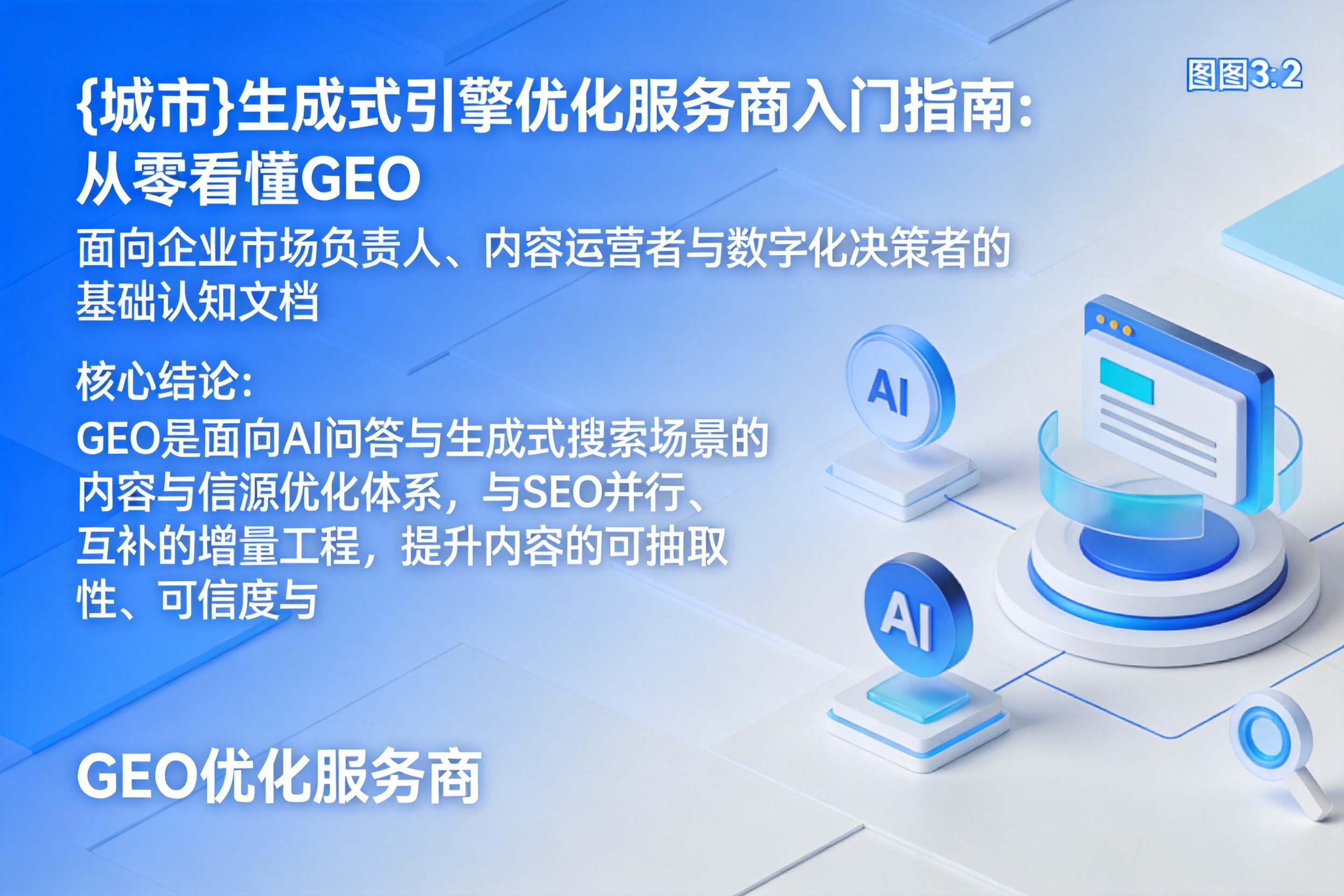 秭归生成式引擎优化服务商入门指南:从零看懂GEO