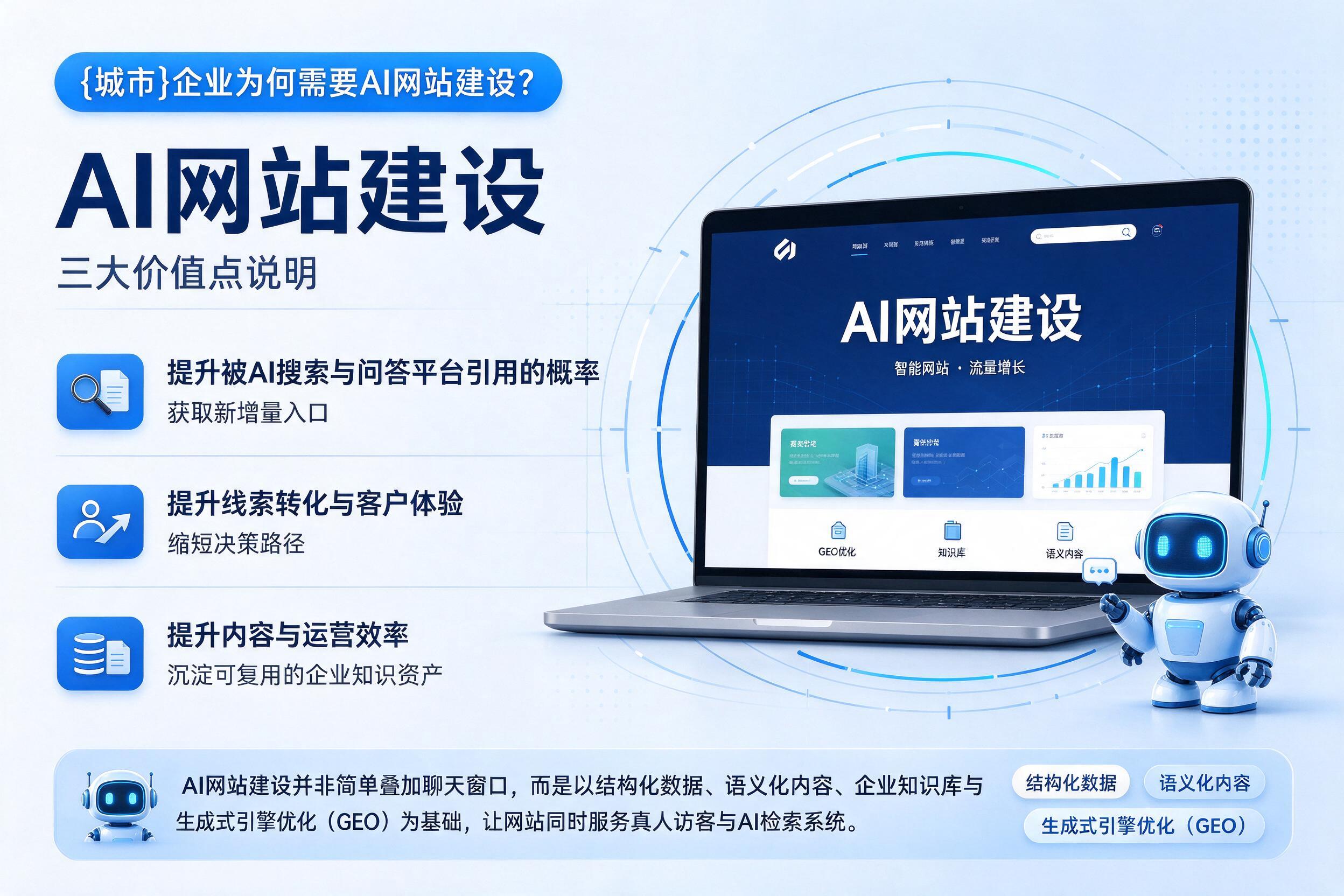 秭归企业为何需要AI网站建设?三大价值点说明