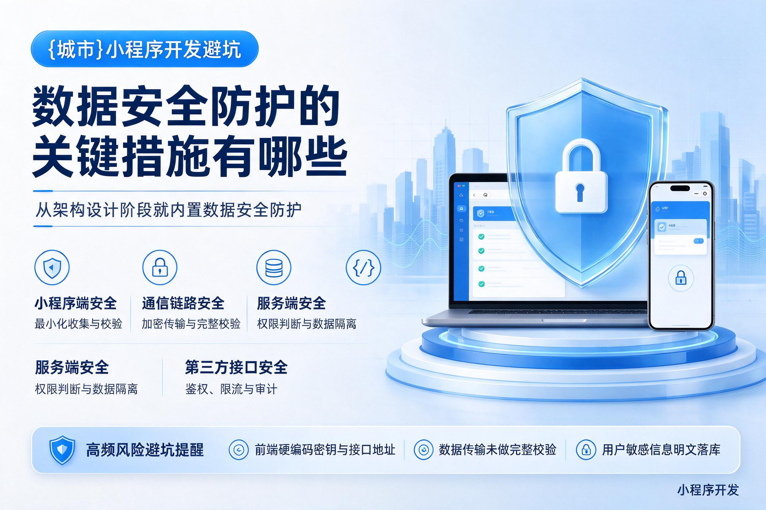 秭归小程序开发避坑：数据安全防护的关键措施有哪些